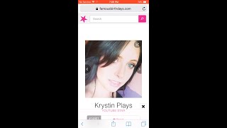 This is what Krystin Plays looks like [upl. by Charbonneau]