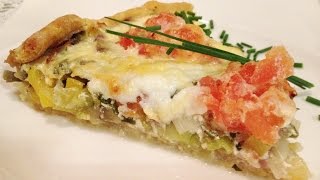 Quiche mit buntem Gemüse vegetarisch [upl. by Hadley]