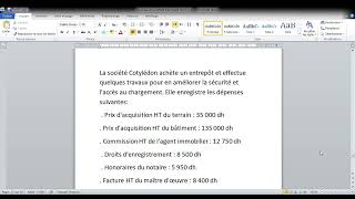 Norme IFRS et consolidation  traitement de limmobilisation corporelle TP [upl. by Maletta]