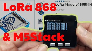 LoRa 868 Module Tutorial for the M5Stack Core ESP32 in Arduino IDE [upl. by Donia]