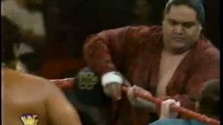 Yokozuna Owen Hart vs Head Shrinkers part 1 [upl. by Sergei]