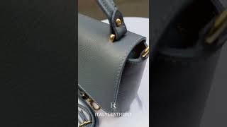 Italian Handmade Leather Tote Bag Elegance and Craftsmanship from Florence [upl. by Iaw]