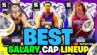 Updated Best Salary Cap LineUp in NBA 2K24 MyTeam [upl. by Essilem734]