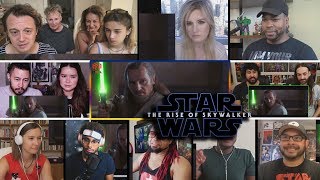 Star Wars The Rise Of Skywalker D23 Special Look Trailer REACTIONS MASHUP [upl. by Maximilian]