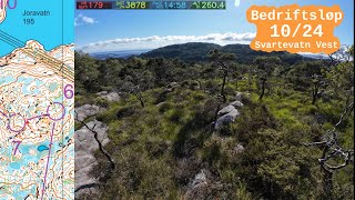 Headcam Orienteering Bedriftsløp 1024 [upl. by Odelle111]