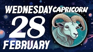 ⚠️ THIS NEWS WILL SHOCK YOU ⚠️ CAPRICORN ♑❤ HOROSCOPE FOR TODAY February 28 2024 [upl. by Salahcin]