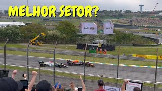 DOMINGO DE FORMULA 1 EM INTERLAGOS QUE EXPERIÊNCIA TOP CORRIDA NO SETOR G [upl. by Aubrie]