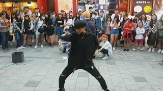 킹덤즈 KingdomS  PSY Gentleman Dance Cover 20180520 Kpop in Hongdae 홍대 Street Dance [upl. by Aara812]