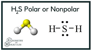 Is H2S Polar or Nonpolar Dihydrogen Sulfide [upl. by Nwahsyd399]