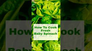 How To Cook Fresh Spinach Easy Recipe [upl. by Nylarac606]