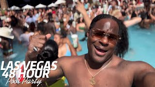 48 Hours In Las Vegas Pool Party Luxury Shopping 5 Star Restaurant [upl. by Kariotta]