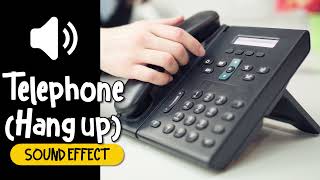 Telephone Hang Up Sound Effect  挂電話 辦公室電話 音效 High Quality [upl. by Heinrick]