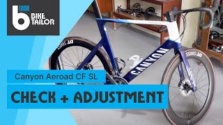 Canyon Aeroad CF SL Checkover and adjustment [upl. by Turpin]