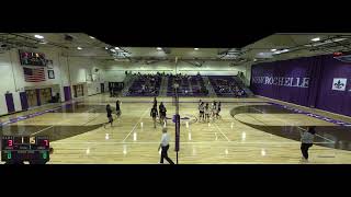 New Rochelle High School vs Ossining High School Womens Varsity Volleyball [upl. by Doerrer342]