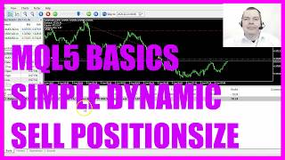 LEARN MQL5 TUTORIAL BASICS  60 SIMPLE DYNAMIC SELL POSITION SIZE [upl. by Iyre663]