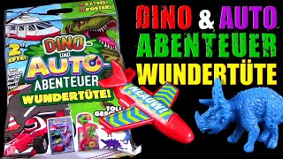 XXL Dino amp Auto Abenteuer Wundertüte Nr 2  auspacken  mit jeder Menge Spielzeug [upl. by Yllak]