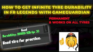 HOW TO GET INFINITE TYRE DURABILITY ON FR LEGENDS WITH GAMEGUARDIAN PERMANENT [upl. by Marna]