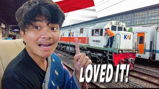 Train Travel in Indonesia is THE BEST Jakarta to Yogyakarta [upl. by Steep]