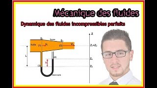 Dynamique des fluides incompressibles parfaits  Etude dun manomètre [upl. by Encratis300]