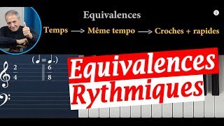 Entrainement aux équivalences rythmiques pour passer de binaire à ternaire Tutoriel de musique [upl. by Kalman]