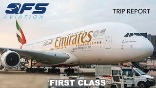 Emirates A380 transatlantic First Class  Milan to New York [upl. by Ydolem708]