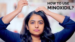 How To Use Minoxidil  Hair Regrowth  Skin Diaries [upl. by Navinod504]