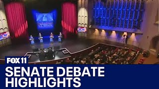 California Senate debate Highlights key moments winners and losers [upl. by Jariv211]