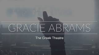 Gracie Abrams Live at the Greek Theatre  University of California at Berkeley  September 9 2024 [upl. by Naihtniroc]