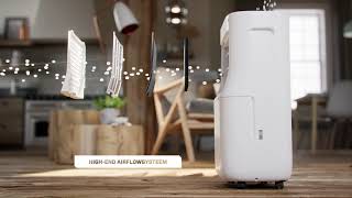 Clean Air Optima® CA705 Smart  2in1 Luchtontvochtiger en Luchtreiniger  16 literdag [upl. by Amsirahc]