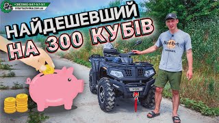 Найдешевший квадроцикл на 300 кубів  Hisun 300 [upl. by Oicnevuj]