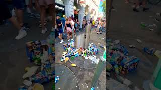 Zurich Switzerland 🇨🇭 Street parade day  Stadelhofen [upl. by Ahsrop972]