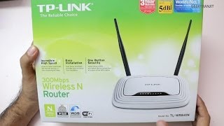 TPLink N300 TLWR841N Budget WiFi Router Unboxing [upl. by Yevad]