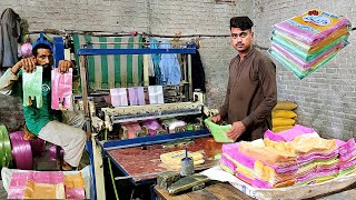 Shopping bag making at home  Plastic bag manufacturing process  Shopper banane ka tarika [upl. by Nomyar]