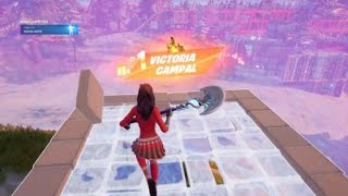 Fortnite victoria campal con la skin de Krisabelle Gameplay con 7 kills [upl. by Yllib989]