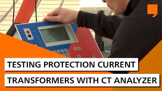 Testing protection current transformers with CT Analyzer [upl. by Tnecniv626]