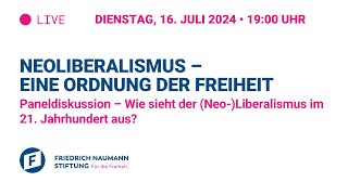 Paneldiskussion – Wie sieht der Neo Liberalismus im 21 Jahrhundert aus [upl. by Sands]