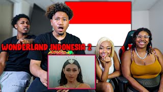 Wonderland Indonesia 2  🇮🇩The Sacred Nusantara Official Video  AMERICANS REACTION [upl. by Reinhard969]