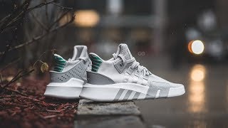 Review amp OnFeet Adidas EQT Basketball ADV quotGrey  Greenquot [upl. by Aicire786]