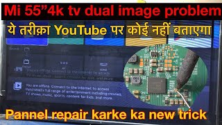 mi 55 inch led tv display problem  LG 4K display flickering [upl. by Kciredes]