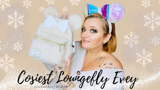 Disney loungefly review 2023  sherpa cosplay loungefly  new to loungefly [upl. by Ydissac]