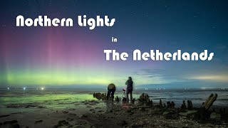 Northern Lights in The Netherlands  Noorderlicht in Nederland [upl. by Jaquith]