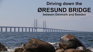 Driving down the Øresund Bridge between Denmark and Sweden [upl. by Zeni]