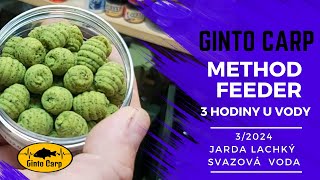 Method feeder3 hodiny u vodyDeset kaprůZáběry na methodJarní kapřiGinto Carp TeamFeeder Bait [upl. by Kutchins]