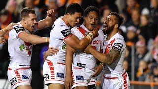 NRL Highlights Wests Tigers v St George Illawarra Dragons – Round 23 [upl. by Baron]