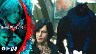 DEVIL MAY CRY 5 04  Jogando Com o NOVO PERSONAGEM V  o Bruxo dos Animais [upl. by Jenni912]