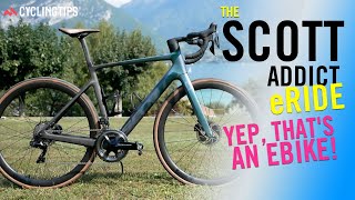 Scott Addict eRide An ebike that doesnt scream quotequot [upl. by Ecinahs]