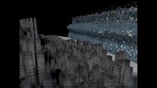 Fluid Simulation  Tsunami [upl. by Akcired]