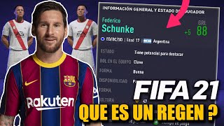 COMO ENCONTRAR JUGADORES REGEN EN MODO CARRERA  FIFA 21 [upl. by Eirellav573]