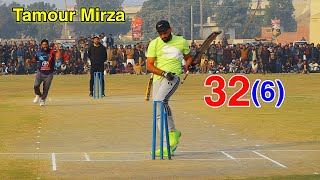 TAMOUR MIRZA VS BAHDAUR ALI  32 RUNS NEED LAST THRILLING OVER  BEST MATCH IN CRICKET HISTORY EVER [upl. by Angelica]