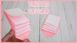 Tarjeta Cascada  Waterfall Card [upl. by Nivak]